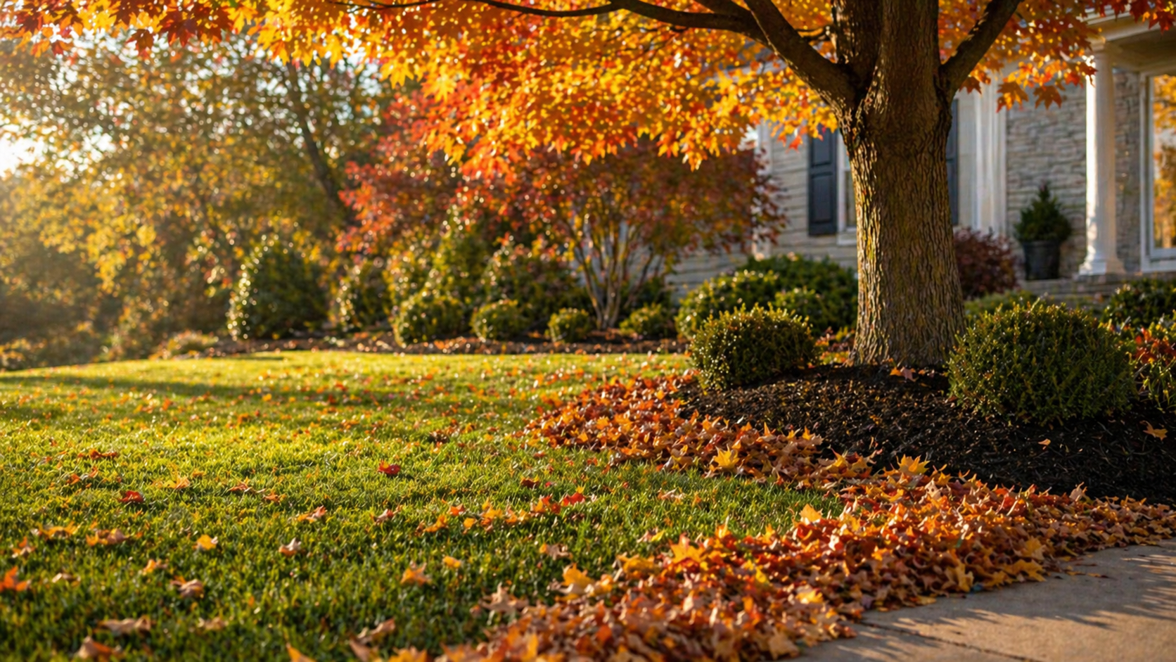 Property cleanup service improving a home's curb appeal